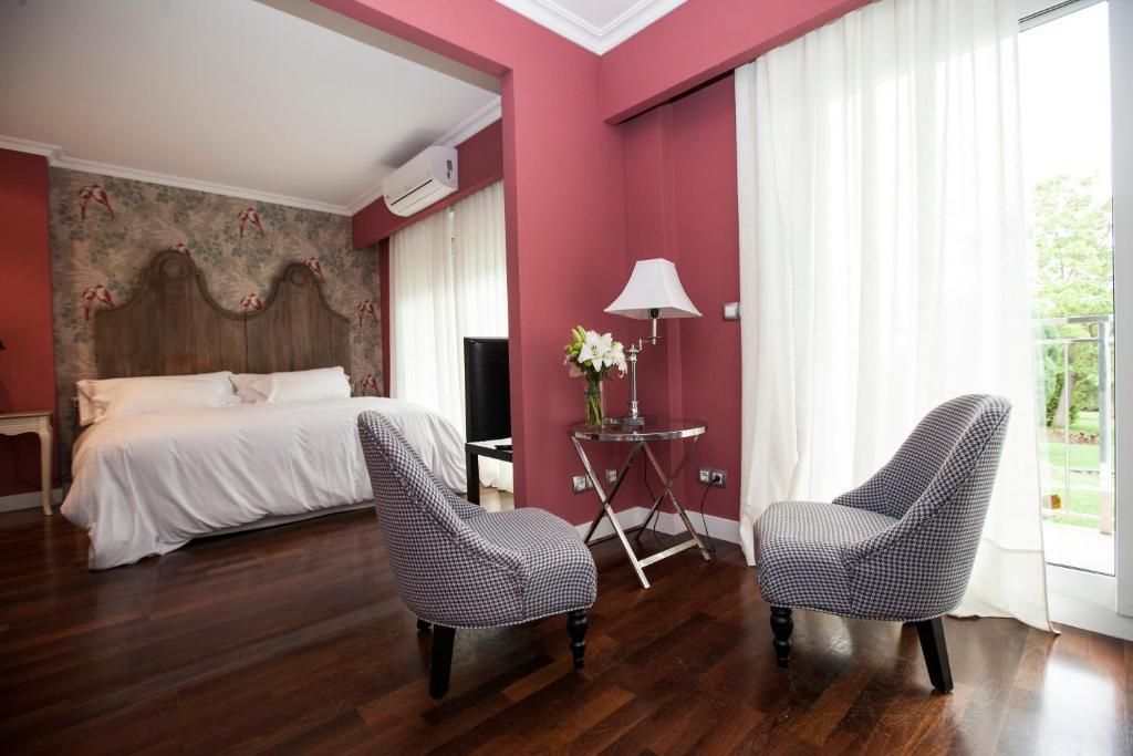 El Jardin De Vikera Pension San Andrés de Montejos Kamer foto